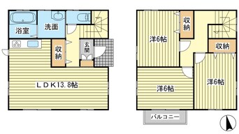 間取図 シュライン赤坂