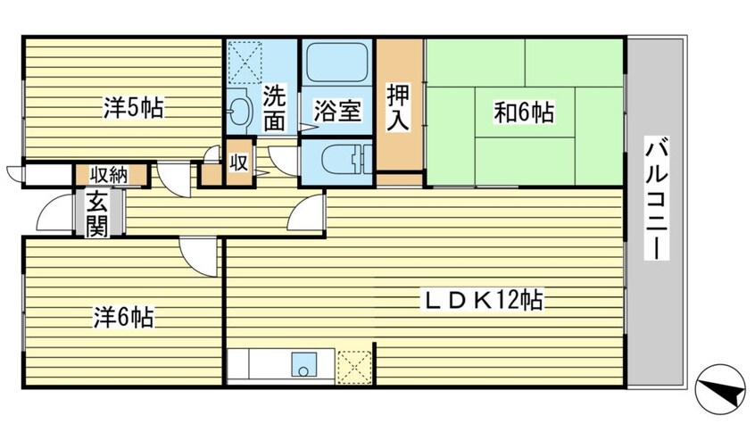 間取図 ルミエールAIOI