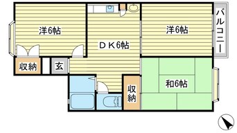 間取図 フローラ赤坂 A棟