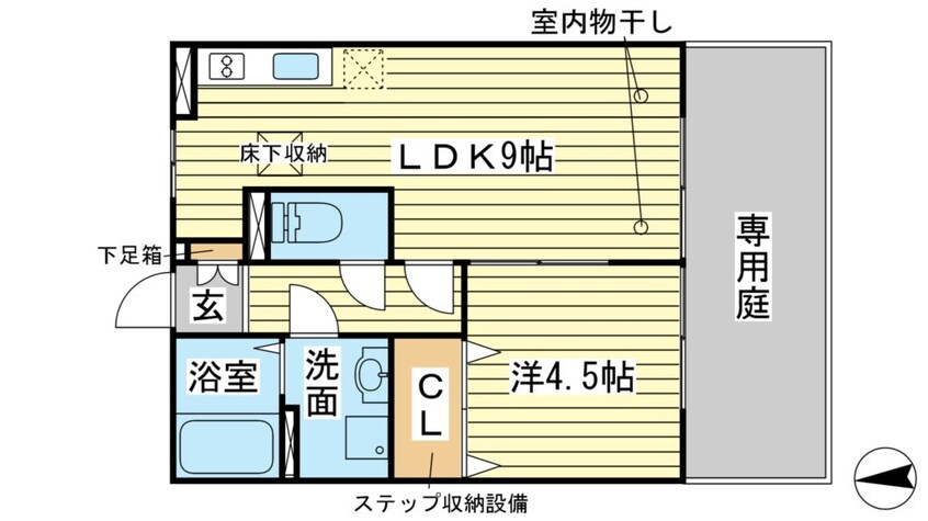 間取図 グレイスシャトル山口 Ｃ棟