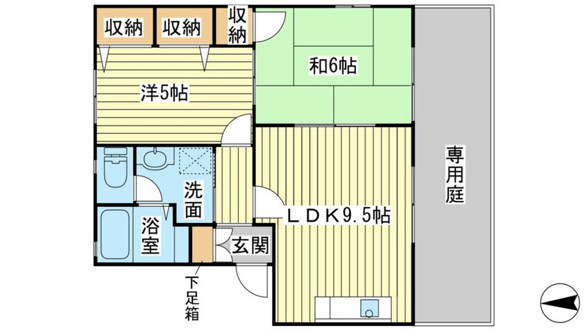 間取図 ラフィネ・ヴィラ