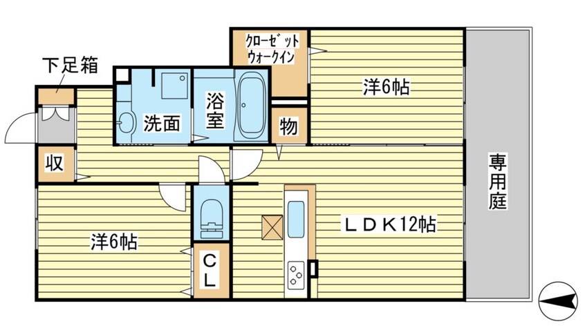 間取図 メゾン・ド・グラシア