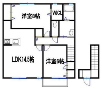 間取図 ブランフルーレ A棟