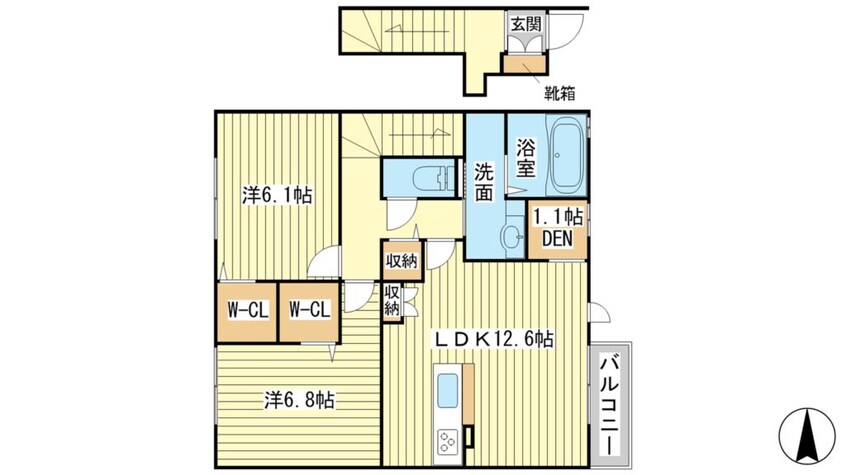 間取図 プレザント