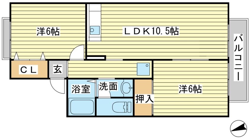 間取図 プレセランス双葉