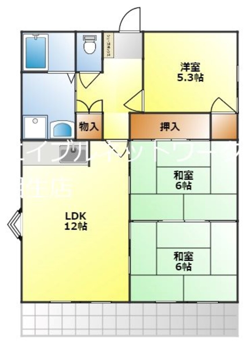 間取図 サンシャイン山下