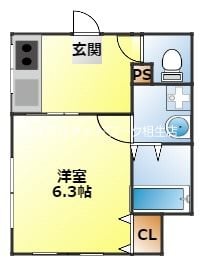 間取り図 しらさぎハイツ　相生駅前