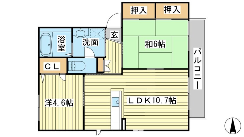 間取図 シャーメゾン堂本