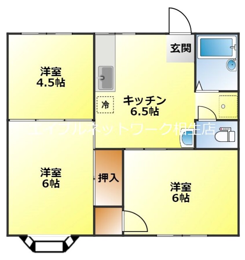 間取図 第1コーポラスみき　II棟