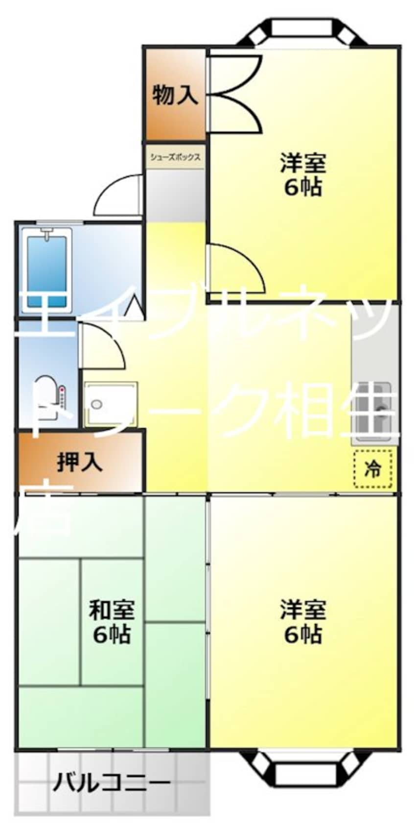 間取図 第1コーポラスみき　I棟