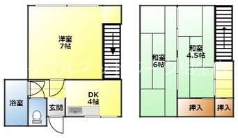 間取図 山手Kメゾネット