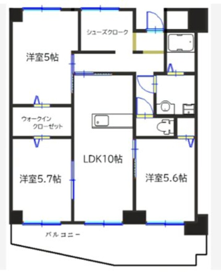 間取図 ハイツ赤坂