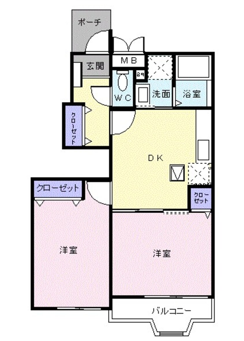 間取図 プロムナードＥｍａ