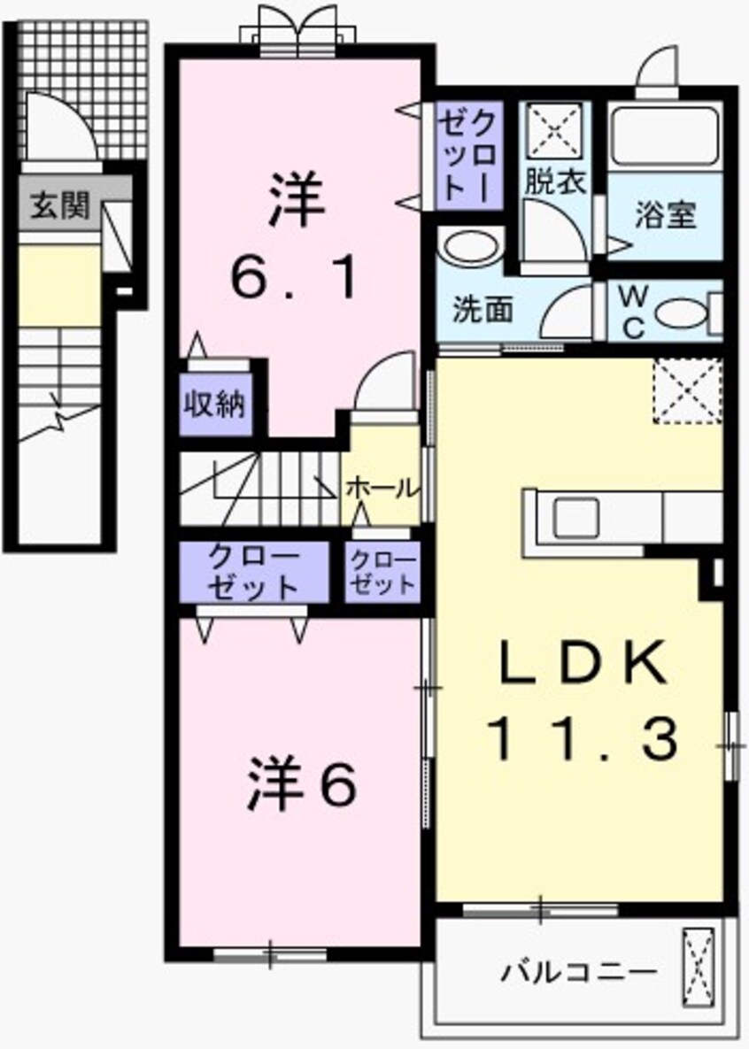 間取図 エクセレント　アベニュー