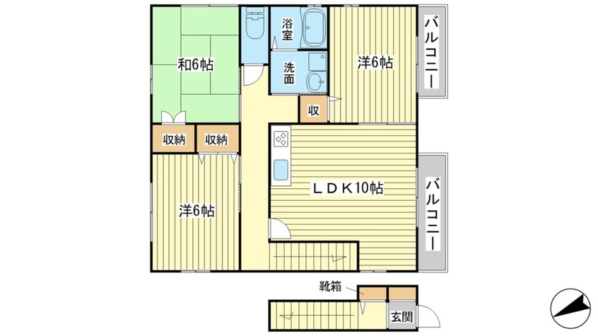 間取図 西谷町ハイツ