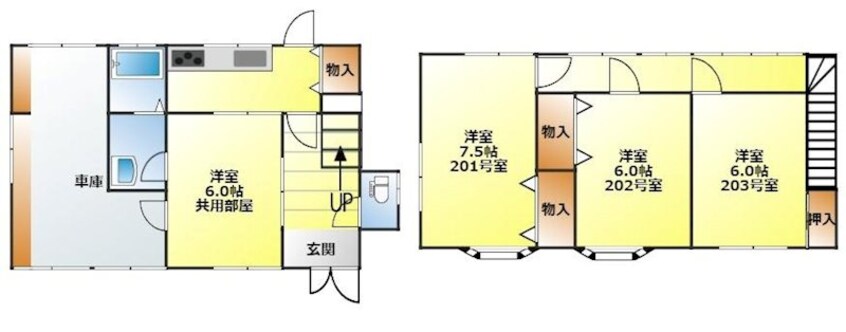 間取図 学生専用シェアハウス