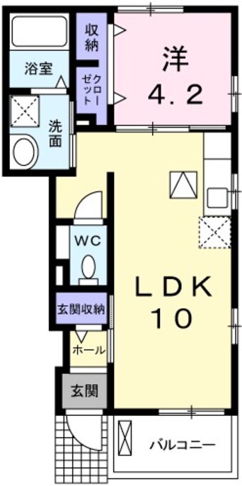 間取図 カプリス　コート　ベースII