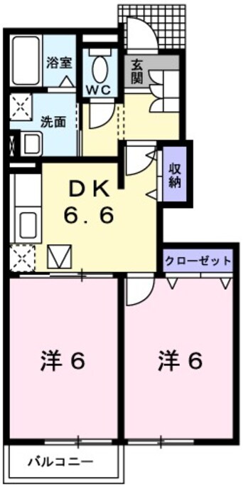 間取図 フレッサ　プラード