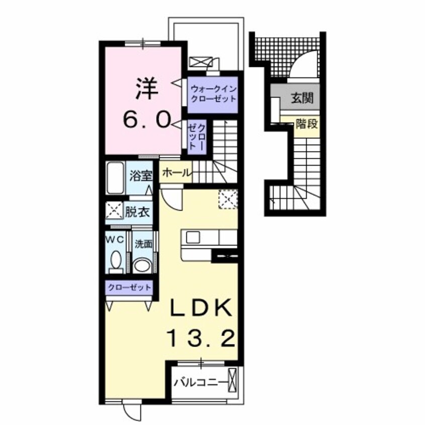 間取図 ヤエステージ