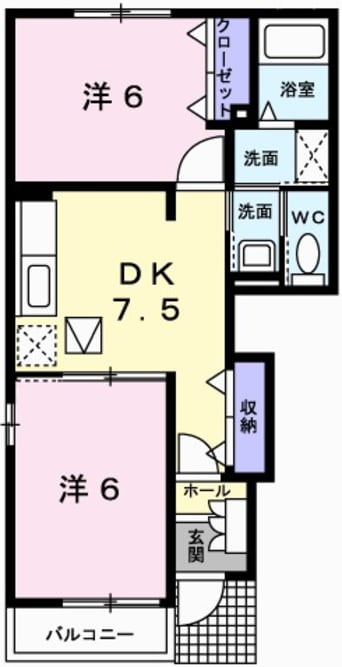 間取図 メゾン　ド　セゾンＡ