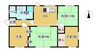 那波野H一戸建て2 4DKの間取り