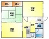 プラヤール　エム 3Kの間取り