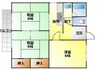 プラヤール　エム 3Kの間取り