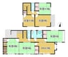 相生市双葉2丁目借家 6DKの間取り