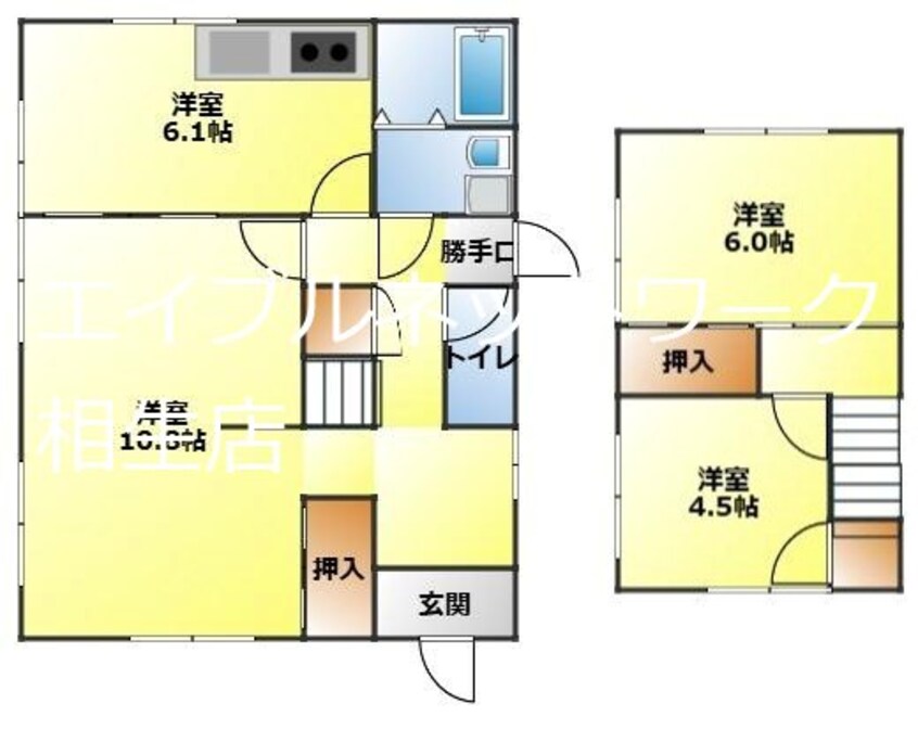 間取図 青葉台借家