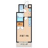 フィオーレおおとりⅡ 1Rの間取り