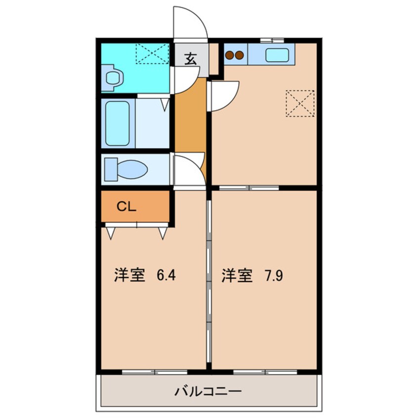 間取図 アンシャンテN