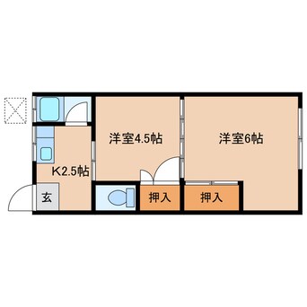 間取図 福富アパート