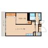 ピュアハイツ　カンエイ 1LDKの間取り