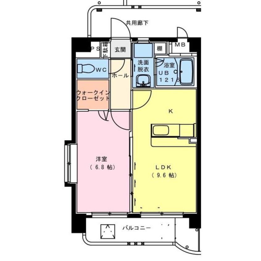 間取図 サンパティークＦＵＴＡＢＡ