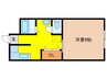 SKコーポ 1DKの間取り