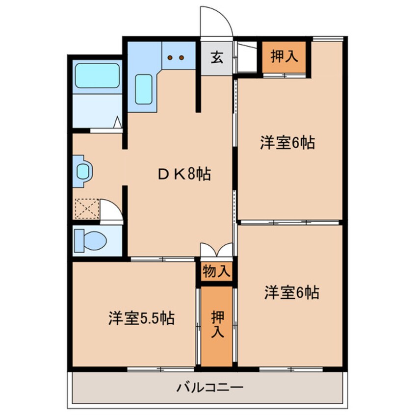 間取図 SKコーポ