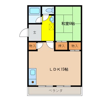 間取図 ＳＫコーポ参番館