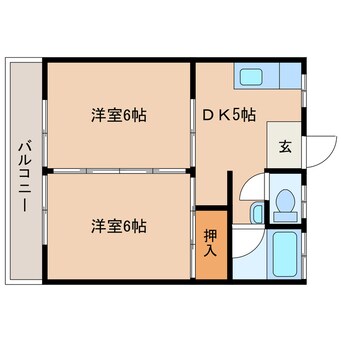 間取図 第３戸越アパート