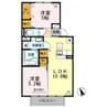 サニーコートヴィラⅡ 2LDKの間取り