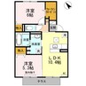 Ｔビレッジ 2LDKの間取り