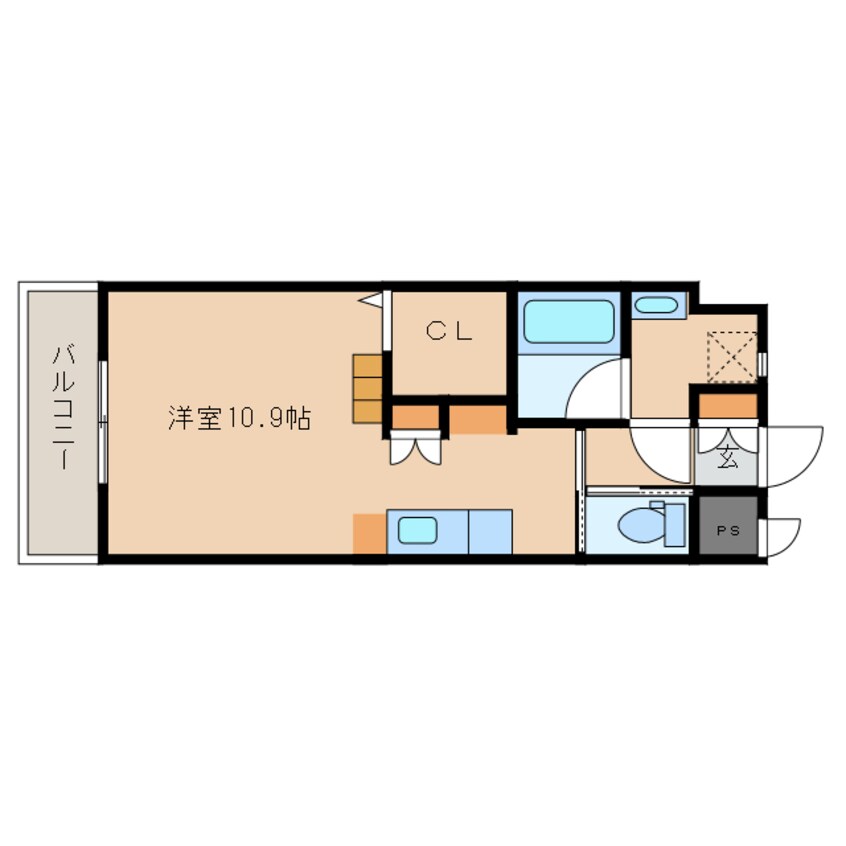 間取図 日豊本線/宮崎神宮駅 徒歩4分 5-5階 築5年