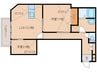 アルテマイスターグエル 2LDKの間取り