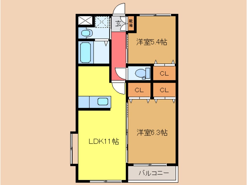 間取図 ラヴィドール