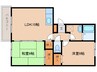 日豊本線/宮崎駅 バス:15分:停歩4分 2階 築25年 2LDKの間取り