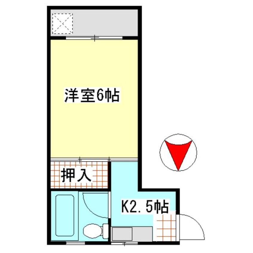 間取図 アンデルセンコーポ