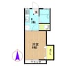 横山アパート 1Kの間取り