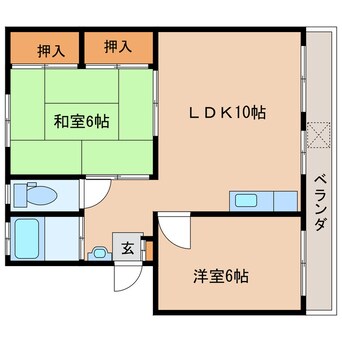 間取図 平和台コーポ