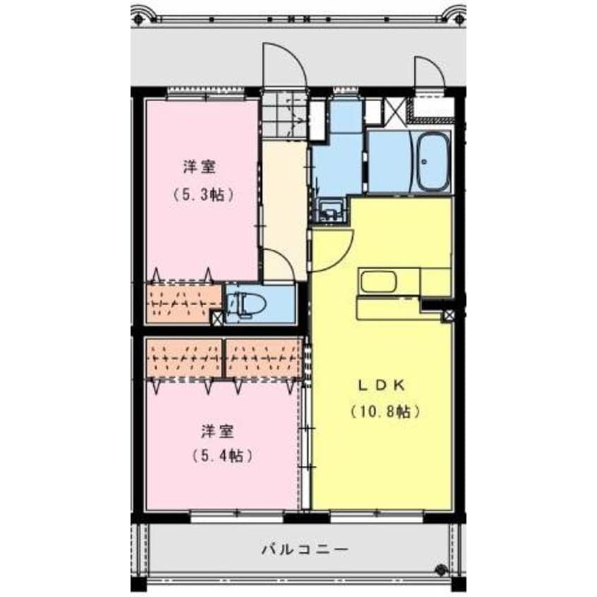 間取図 サンスカイメゾン