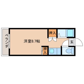 間取図 101コーポ江平