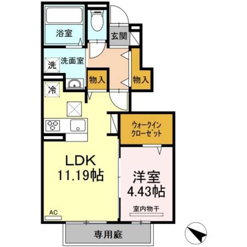 間取図 プランドール.i V B